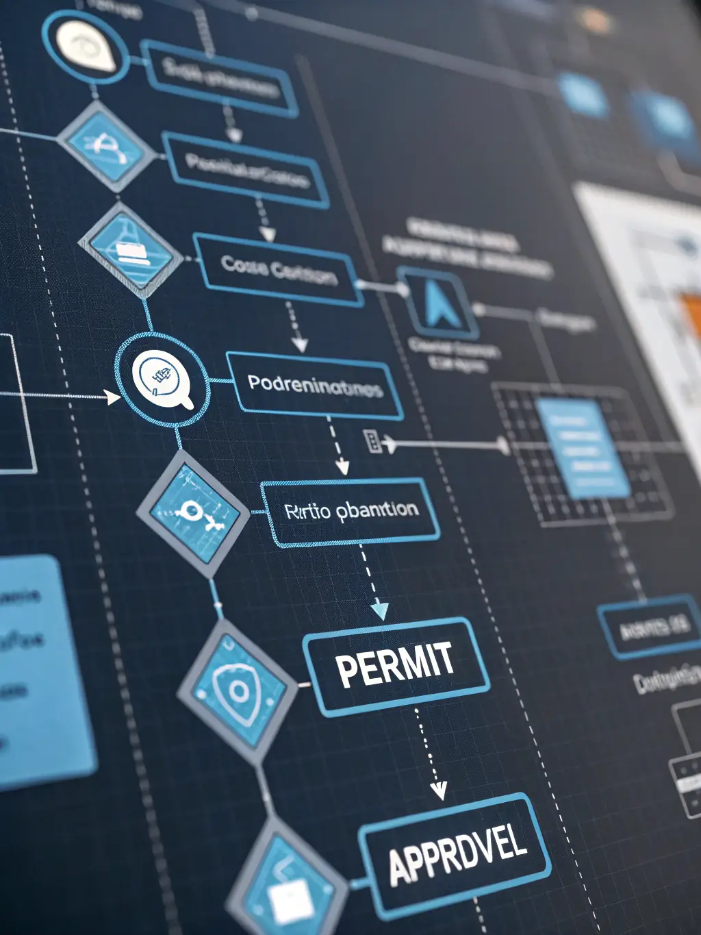 A visual representation of streamlined compliance workflows within ServiceNow GRC, showcasing automation and efficiency.
